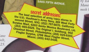 Vogue Sep 1 1996 Secret Address